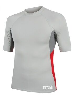 NRS Hydrosilk Shirt Gray / Red Size XXL